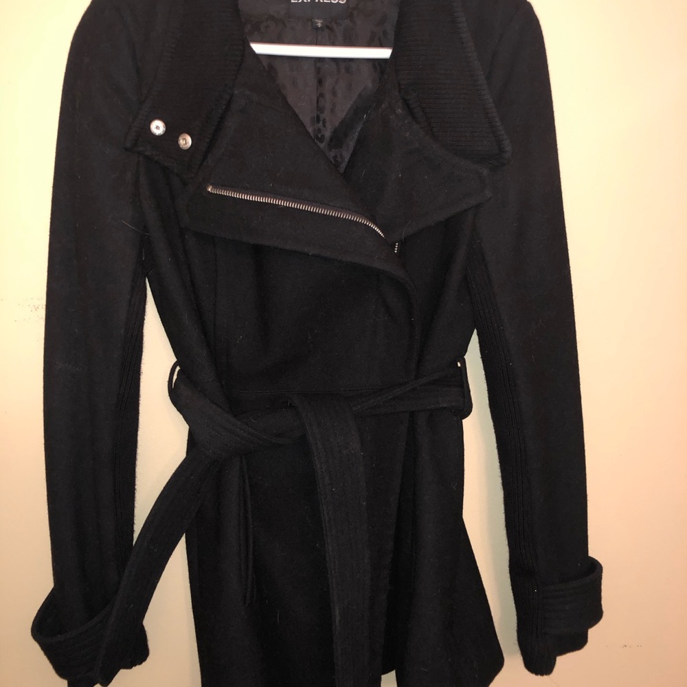 Express wool coat.